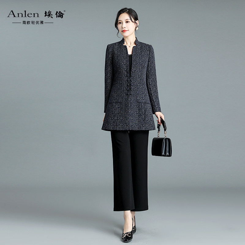 埃伦风衣外套女中长款中年女士