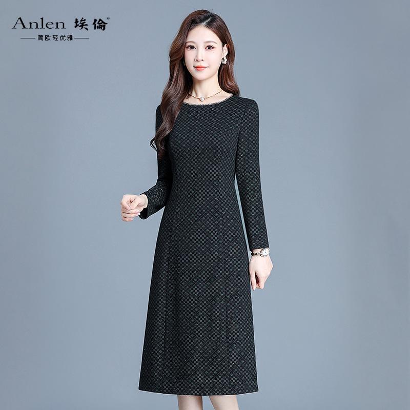 埃伦2025春季新款修身显瘦连衣裙