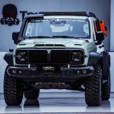 坦克300枫林铁骑套件改装行李架前杠后杠中网轮眉机盖骑士套件