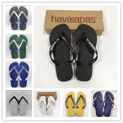 2022新款巴西哈瓦那Havaianas Brasil防滑沙滩男女外穿平底人字拖