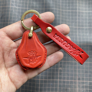 手工牛皮奥古斯塔 MV800 Agusta F3 F4跑车 1090 钥匙套 钥匙壳