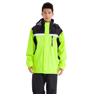 雨衣雨裤套装外卖男外套骑行电动车摩托加厚女分体长款全身防暴雨