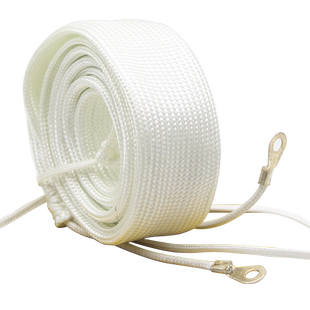 30mm宽玻璃纤维电加热带发热带管道防冻电伴热带缠绕工业高温220V