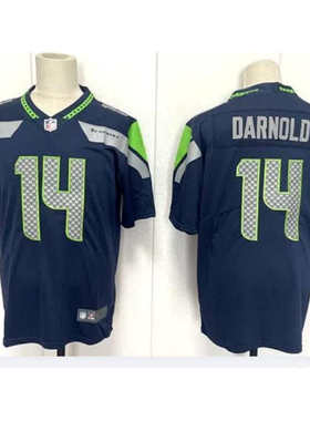 Seattle Seahawks西雅图海鹰队橄榄球服14号DARNOLD 达诺德球衣