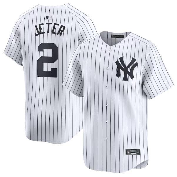 New York Yankees纽约洋基队棒球服2号Jeter 杰特球衣 比赛训练服