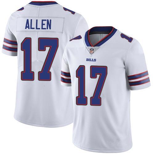 橄榄球服Buffalo Bills 布法罗比尔17号ALLEN 阿伦球衣刺绣 男