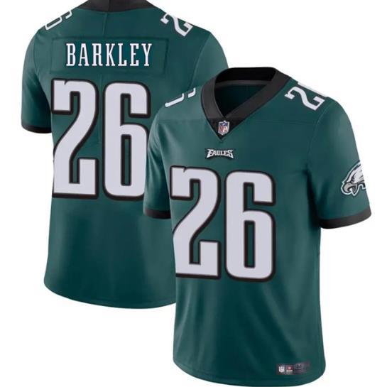 Eagles费城老鹰队橄榄球服26号Barkley 巴克利球衣刺绣比赛服