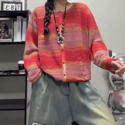 毛衣外套显瘦百搭减龄针织开衫女