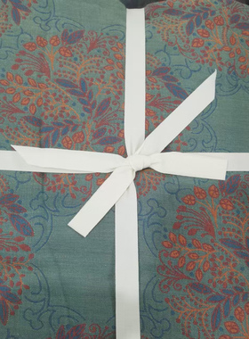 21170色织双层纱提花床上床单被套四件套纯棉全棉超柔床上用品厚