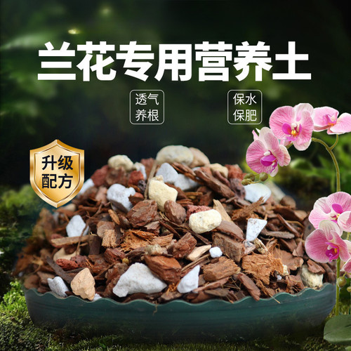 兰花君子兰蝴蝶兰专用松树皮营养