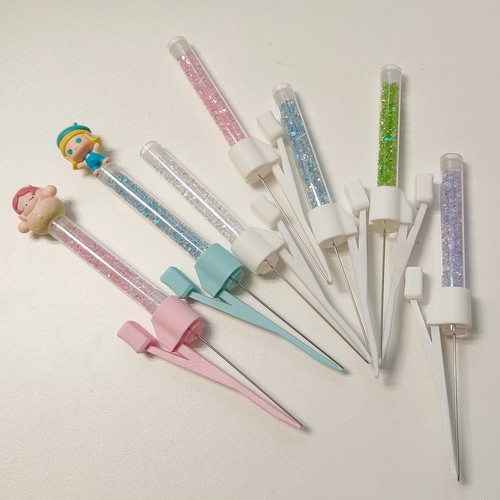 按压流沙碎钻拼豆笔2.6mm小豆专用分豆盘豆铲豆笔手工diy