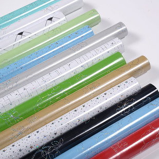 加厚烤漆墙纸自粘柜子家具翻新贴纸橱柜装 饰纯色墙贴防水防油贴纸