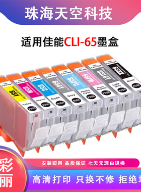 适用佳能Canon 65号CLI65墨盒CLI-65墨盒PIXMA PRO-200喷墨打印机