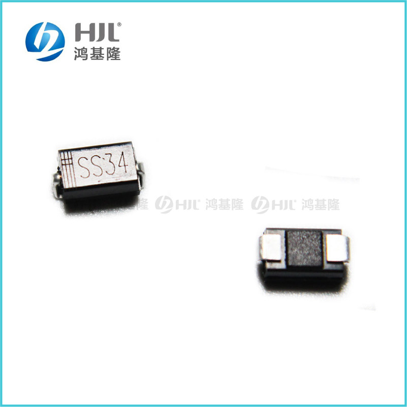 贴片肖特基二极管1N5822 SS34 SMA大电流3A/40V现货工厂自产自销