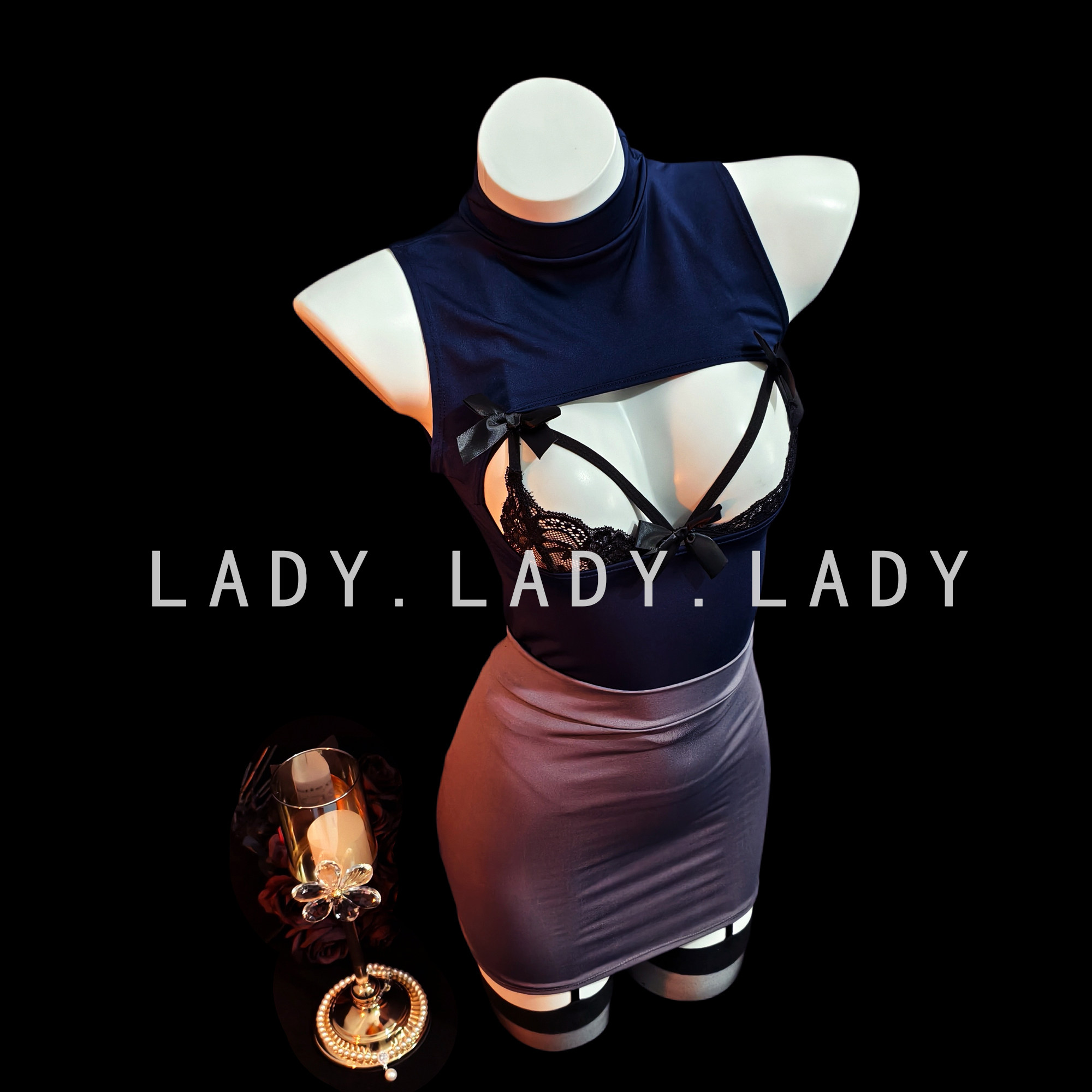 Lady性感秘书制服套装显身材OL情趣御姐战袍睡裙诱惑qqny内衣