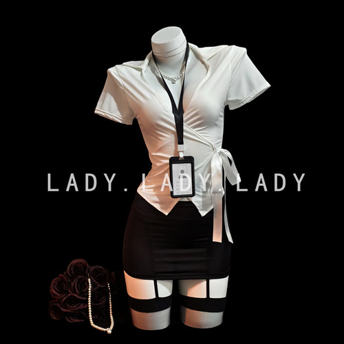 Lady秘书性感御姐空姐制服cos情调睡衣辣妹诱惑内衣战袍qqny趣情
