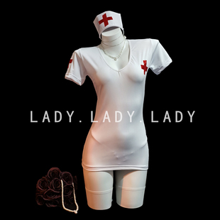 Lady护士cos角色扮演医生制服性感短裙诱惑内衣趣情战袍约会睡衣