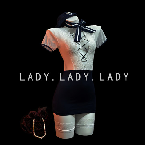Lady空姐性感秘书cos万圣节战袍情趣制服包臀裙睡衣qqny诱惑内衣