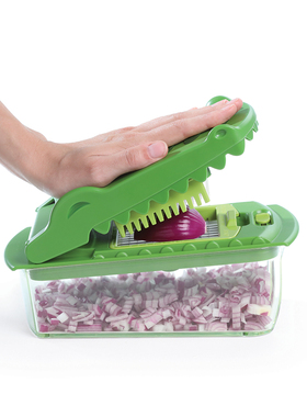 OTOTO 鳄鱼蔬菜瓜果手动切碎机Croc Chop多功能切菜切割分割器