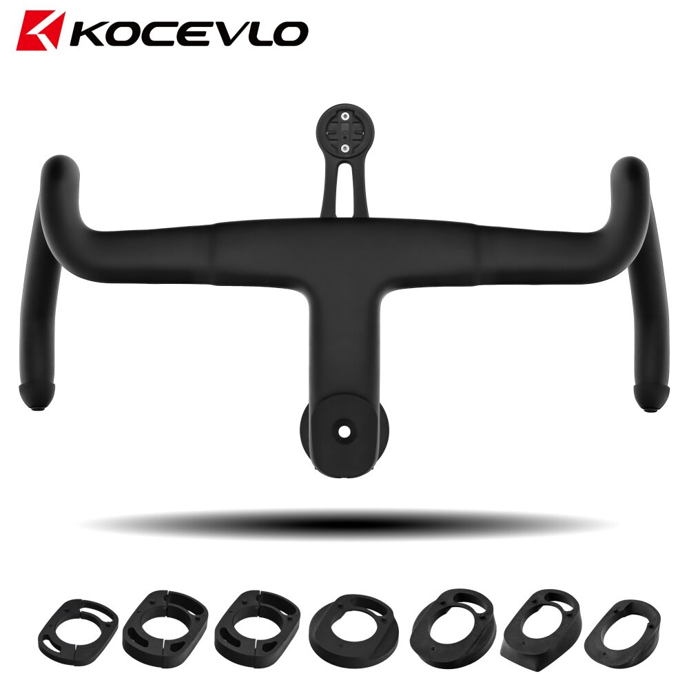 KOCEVLO公路自行车把手全碳纤维集成式自行车车把适用 28.6MM头管