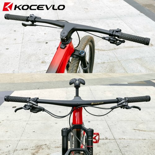 KOCEVLO山地车全碳纤维集成一体直把破风一体车-13度780MM
