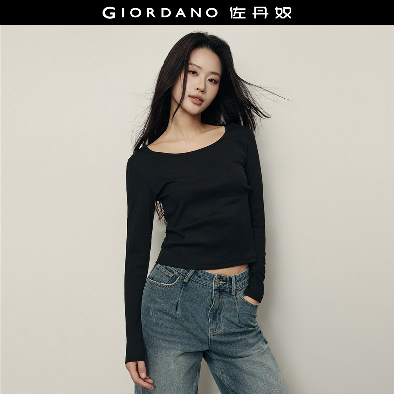 Giordano/佐丹奴长袖百搭修身