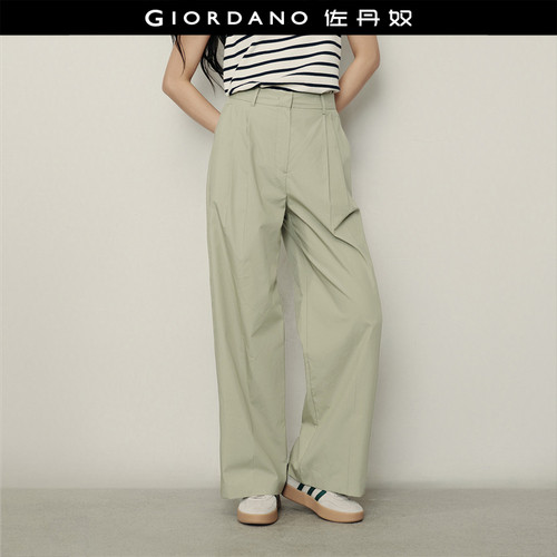自然腰Giordano长裤休闲裤