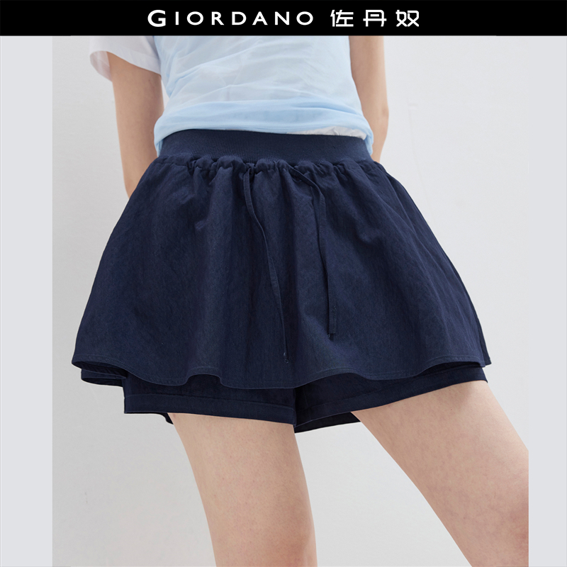 松紧腰Giordano短裤休闲裤