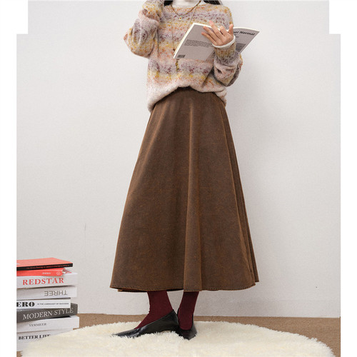 Giordano/佐丹奴长裙A型半身裙