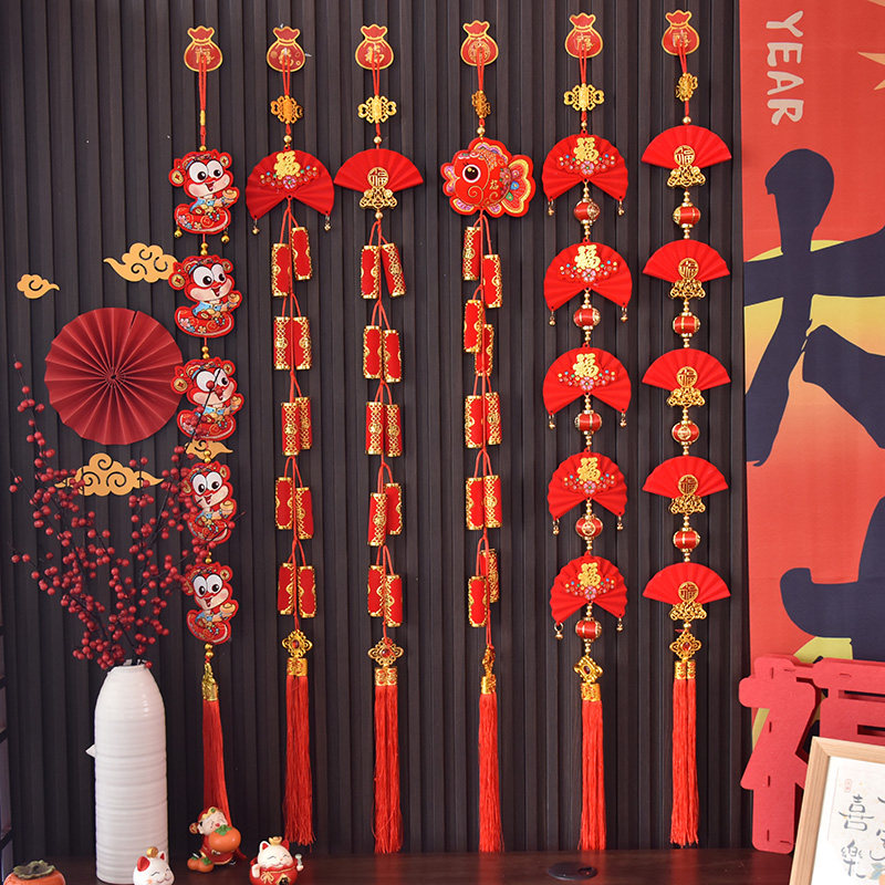 2025蛇年新年装饰场景布置室内挂件春节装饰用品客厅铃铛生肖挂饰,节庆用品/礼品,挂饰/生肖挂饰,淘宝优惠券,粉丝福利购,淘宝优惠卷