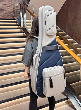 旗舰款40/41/42/43寸民谣木吉他包 电吉他包电贝司包加厚防水琴包