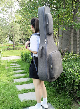 42寸43寸加大加厚防震防水吉他包易普锋EJ200吉普森SJ200双肩背包