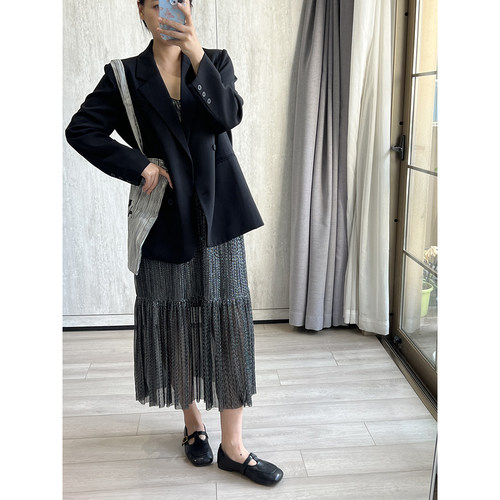 自制绝美！tipsy dance流沙吊带连衣裙女夏修身海边裙子