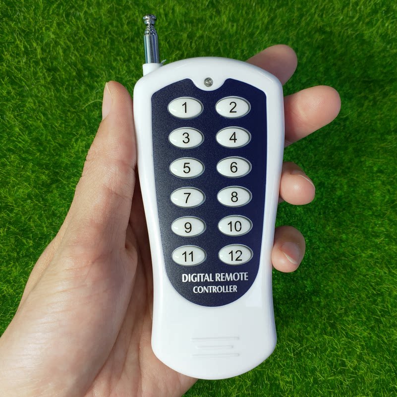 奥柯1000-2c12键无线遥控灯具led灯电源箱门禁电灯道闸不可对拷