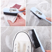 刷 洗衣洗鞋 皮鞋 油刷 刷板刷黑色软毛清洁驱尘刷子 刷鞋 长柄塑料鞋