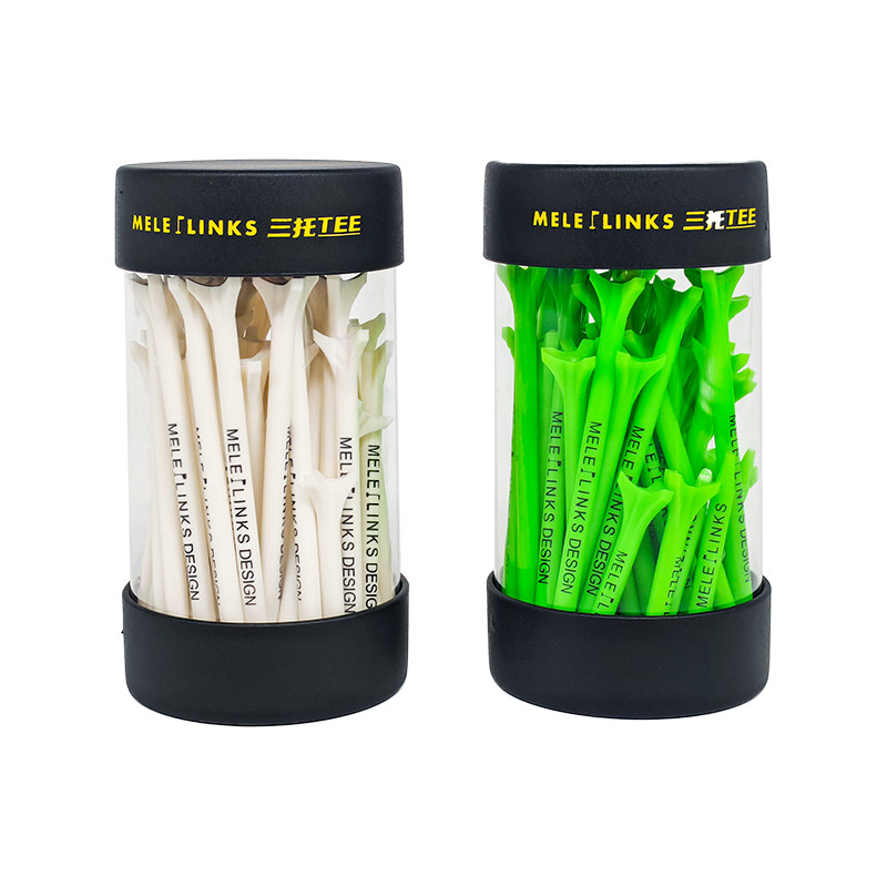 美乐三托TEE高尔夫球TEE新品筒装球钉三种长度一筒在手全都有50支