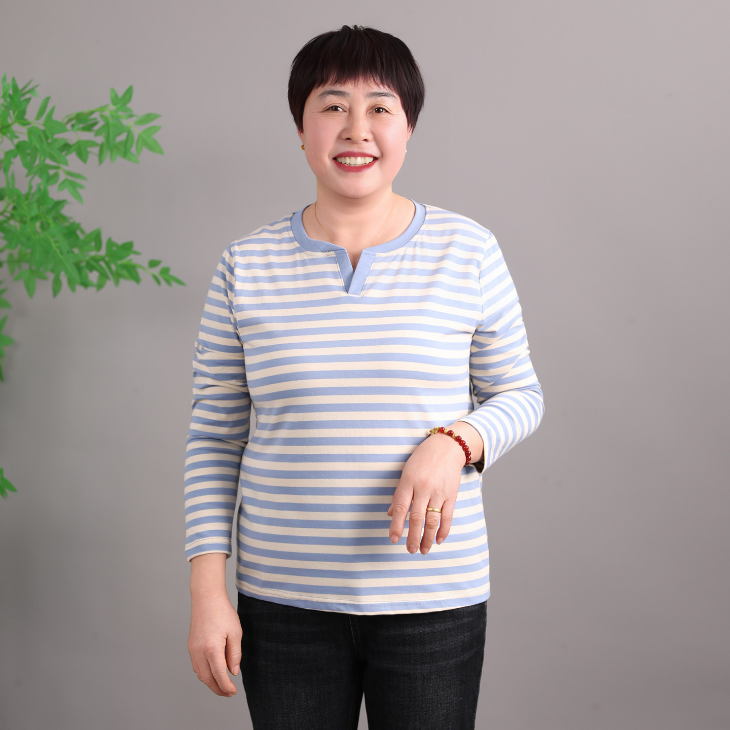 不起球不褪色宽松版型遮肚有弹力