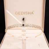 欧美新款 结婚生日宴会大气皇冠奢华高贵满钻锆石礼服头饰配饰王冠