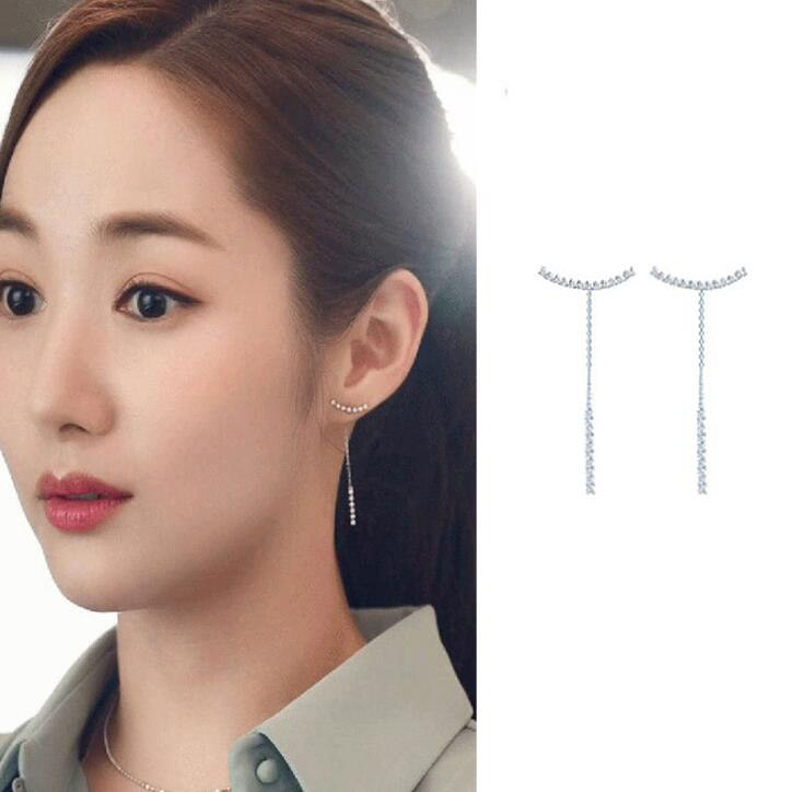 韩版时尚金秘书为何女同款耳环