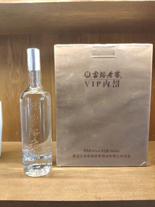 包邮 桂花富裕老窖 VIP内招42度450毫升*6瓶 浓香型光瓶 整箱价格