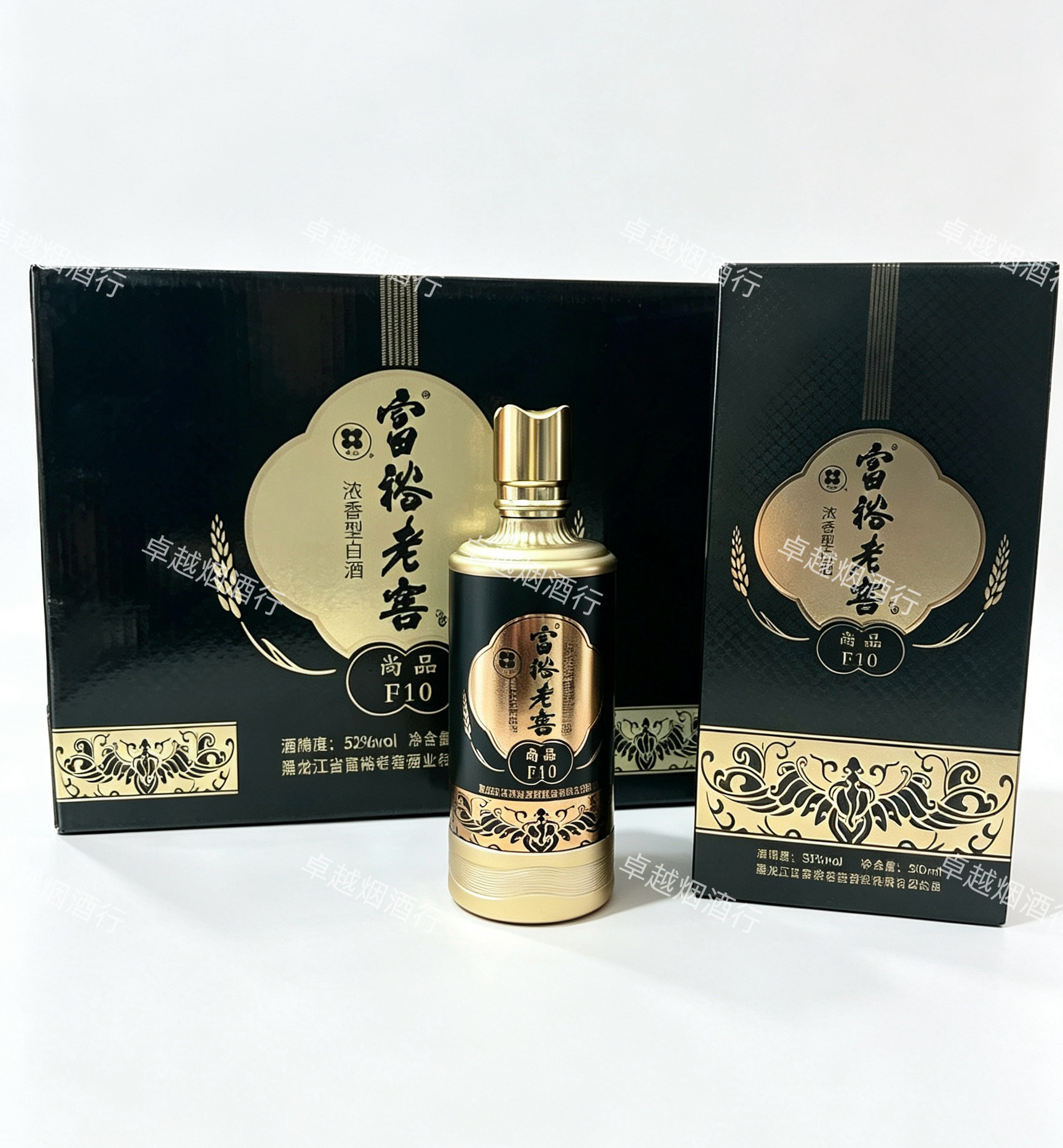 富裕老窖尚品F10浓香52度500ml*6瓶一箱