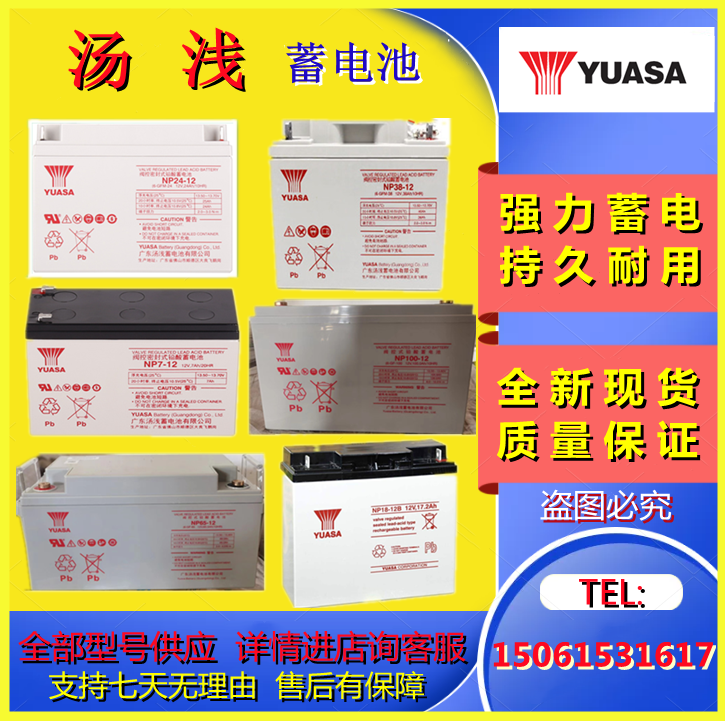 YUASA汤浅蓄电池NP100-12  NPL100-12 12V100AH UPS机房备用电瓶