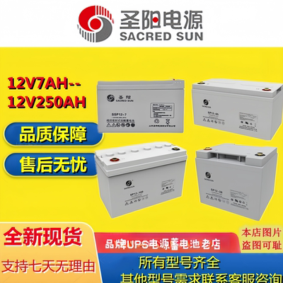 圣阳蓄电池SSP12-17 12V17AH SSP12-18 12V18AH铅酸免维护机房UPS