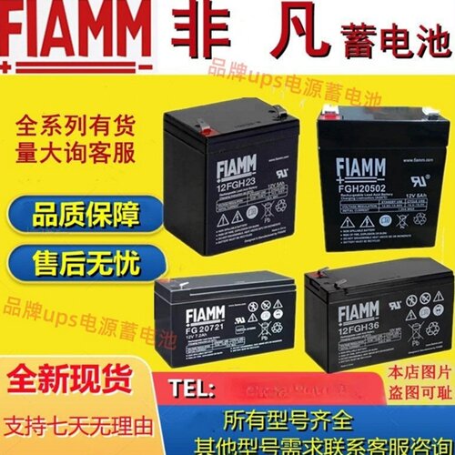 FIAMM非凡蓄电池12FGH36 FGH20502 FG20721 12FGH23 12SSP10 12V