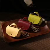 耳机包 子母包配饰 RCLAB瓦舍原创设计 头层牛皮包包挂饰钥匙扣