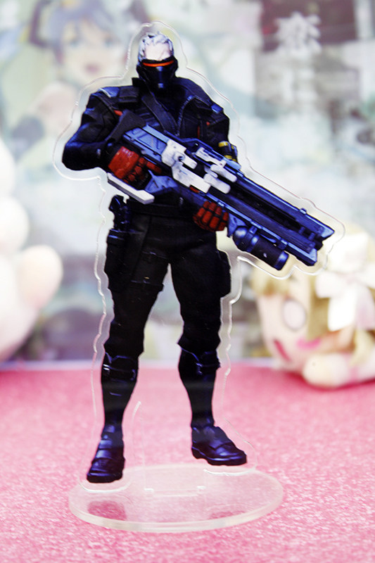 包邮守望先锋屁股overwatch士兵逃兵76原画发光亚克力摆件立板立