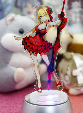 包邮 FateGO CCC EX泳装水着尼禄二破无外装甲亚克力摆件立板牌绘