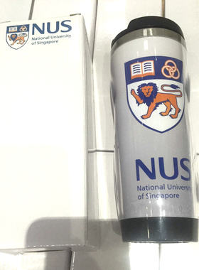 新加坡国立大学NUS留学纪念品周边定制世界名校徽章礼品水杯子