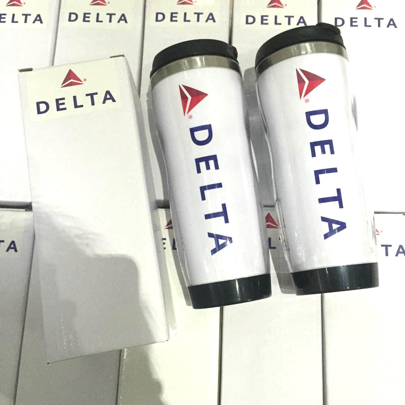 达美航空Delta Air Lines周边纪念品定制礼品咖啡杯水杯子