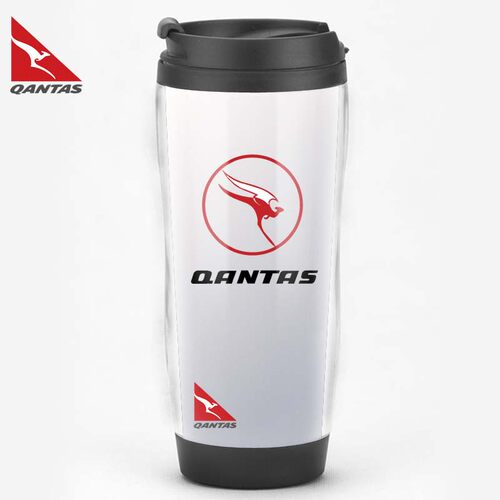 Qantas澳洲航空周边纪念品欧美航司定制礼品咖啡杯水杯子